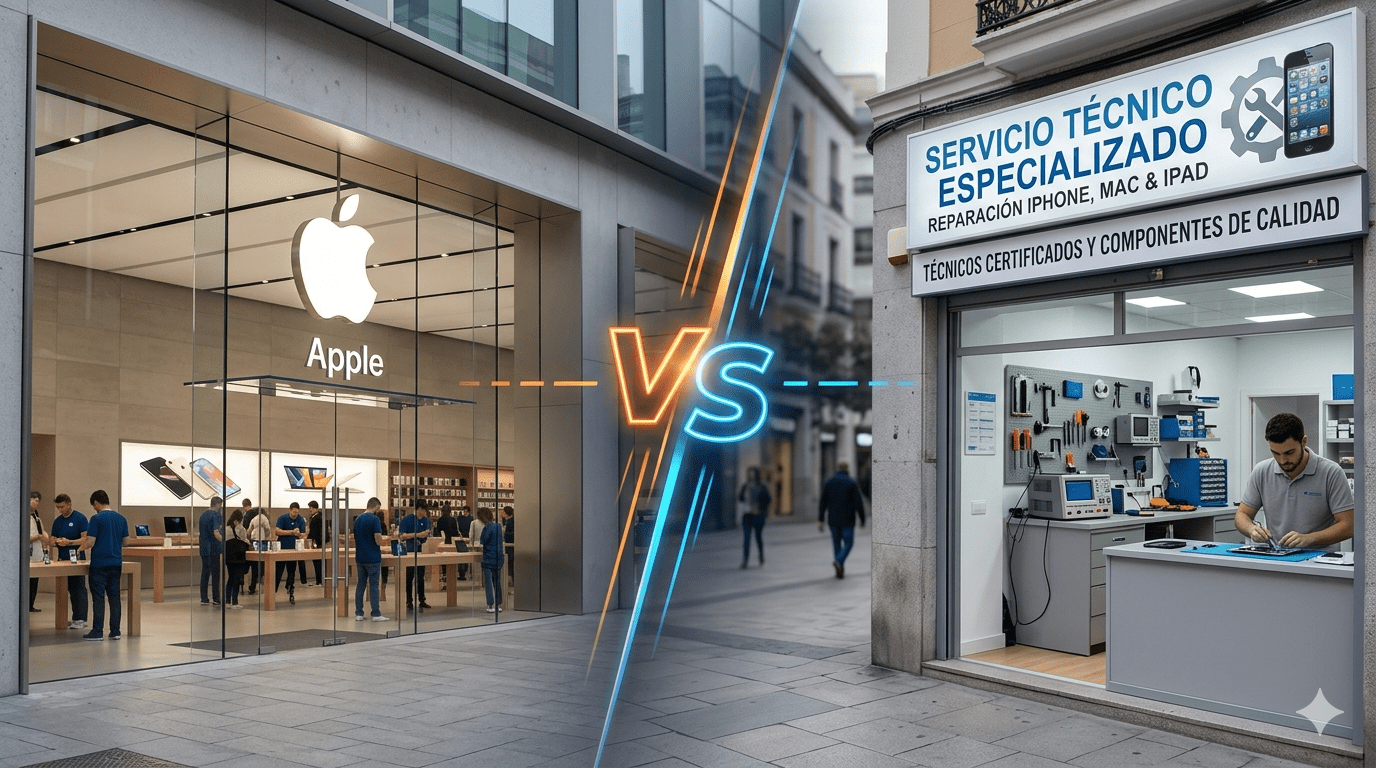 tienda oficial apple vs servicio especializado