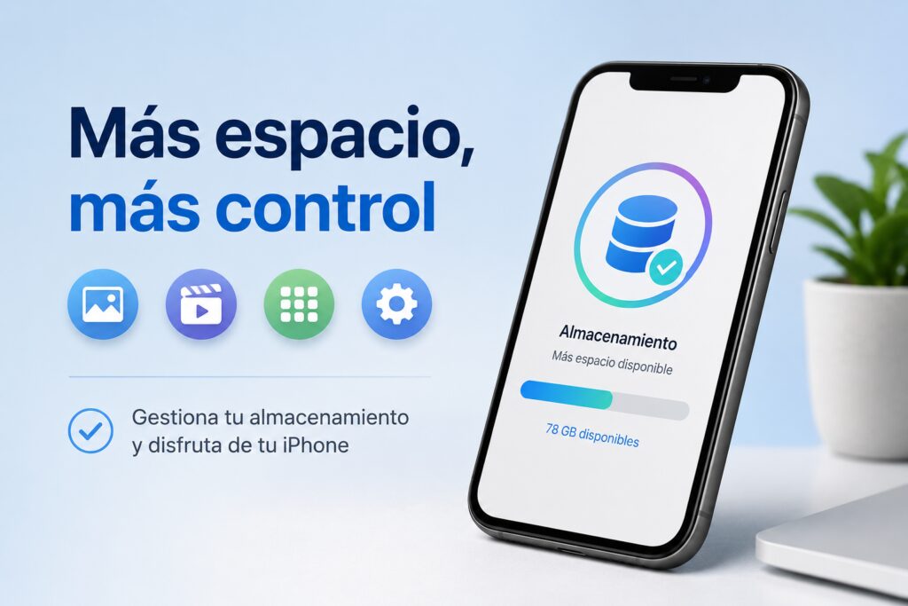 Gestión Espacio IOS iPhone